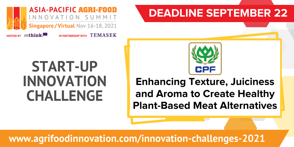 THE CPF CHALLENGE: Enhancing Texture, Juiciness and Aroma to Create Healthy Plant-Based Meat Alternatives